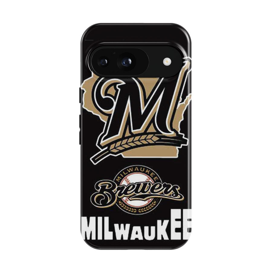 Milwaukee Brewers Logos Google Pixel 9 | 10 Pro Case