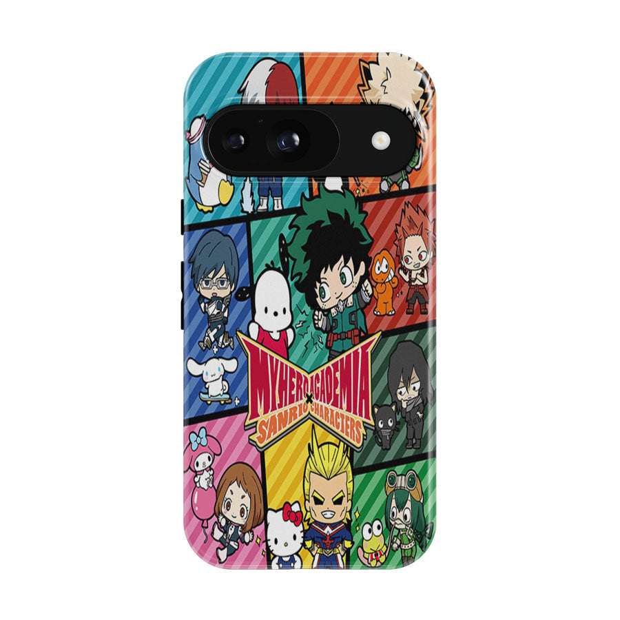 My Hero Academia X Cute Pokemon Google Pixel 9 | 10 Pro Case