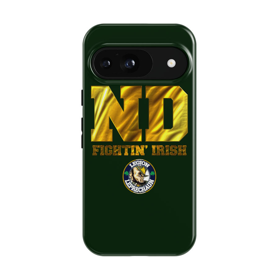 Nd Fighting Irish Gold And Green Wallpaper Google Pixel 9 | 10 Pro Case