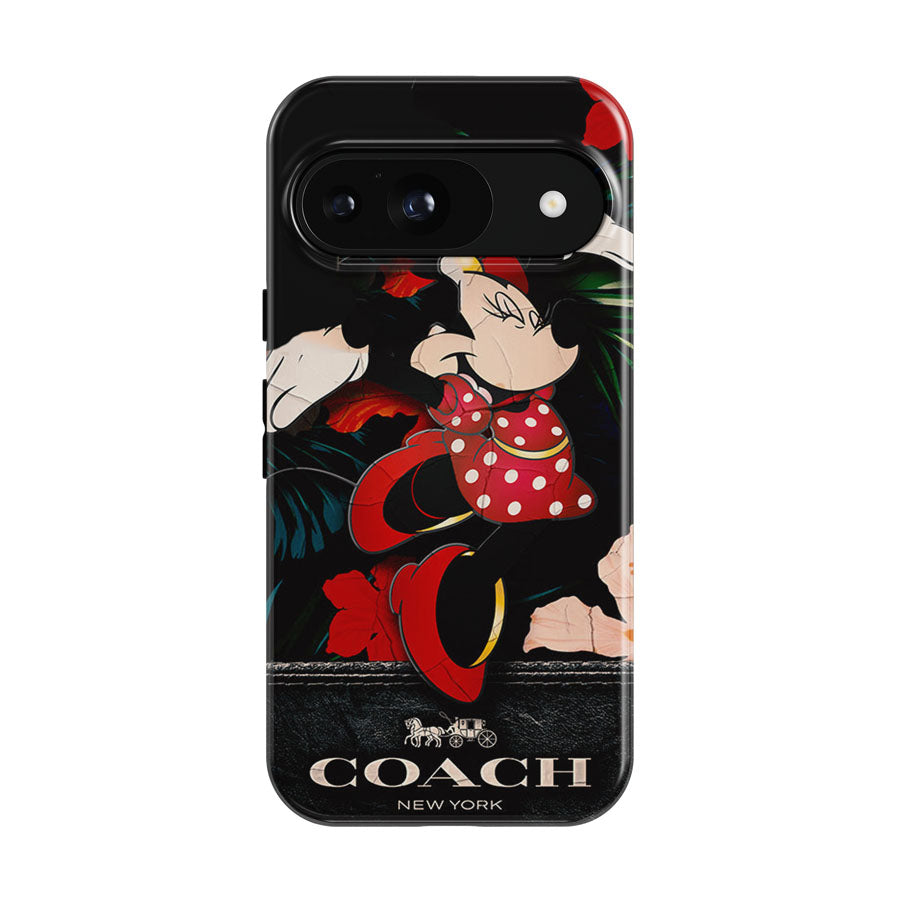 New Coach Minnie Mouse Happy Google Pixel 9 | 10 Pro Case