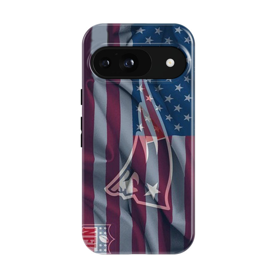 New England Patriots American Logo Google Pixel 9 | 10 Pro Case