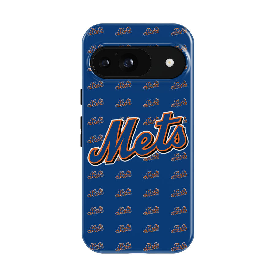 New York Mets Pattern Google Pixel 9 | 10 Pro Case