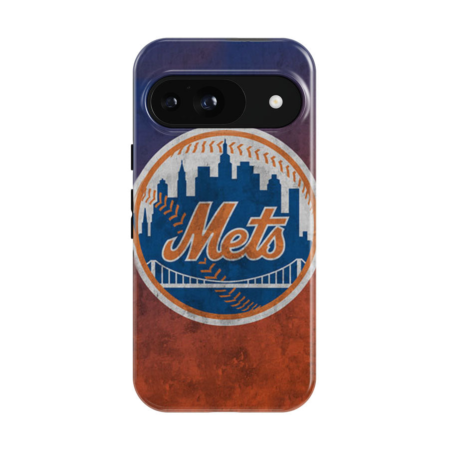 New York Mets Texture Google Pixel 9 | 10 Pro Case