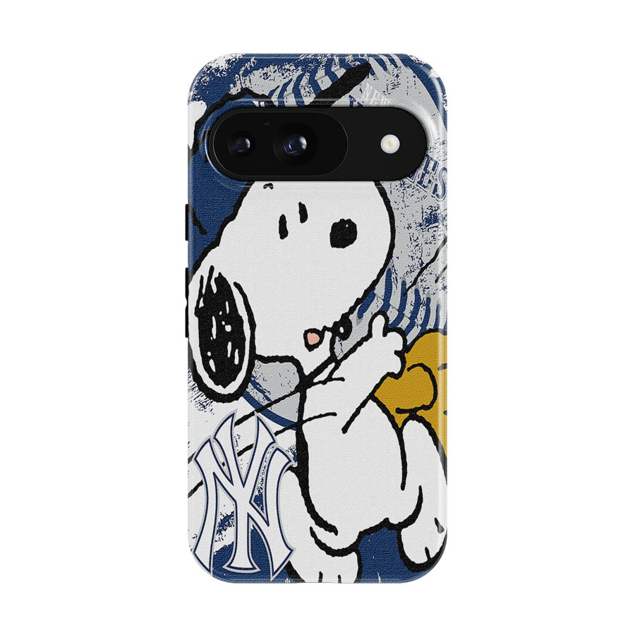 New York Yankees Snoopy Google Pixel 9 | 10 Pro Case