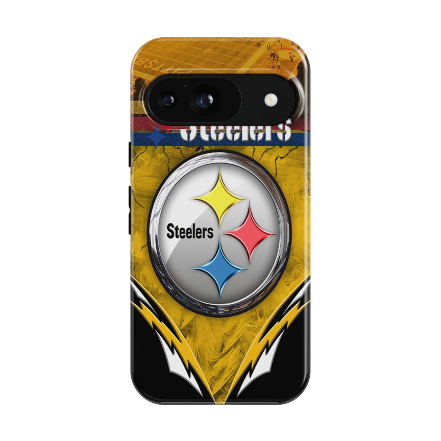 Nfl Pittsburgh Steelers Multicolor Art Images Google Pixel 9 | 10 Pro Case