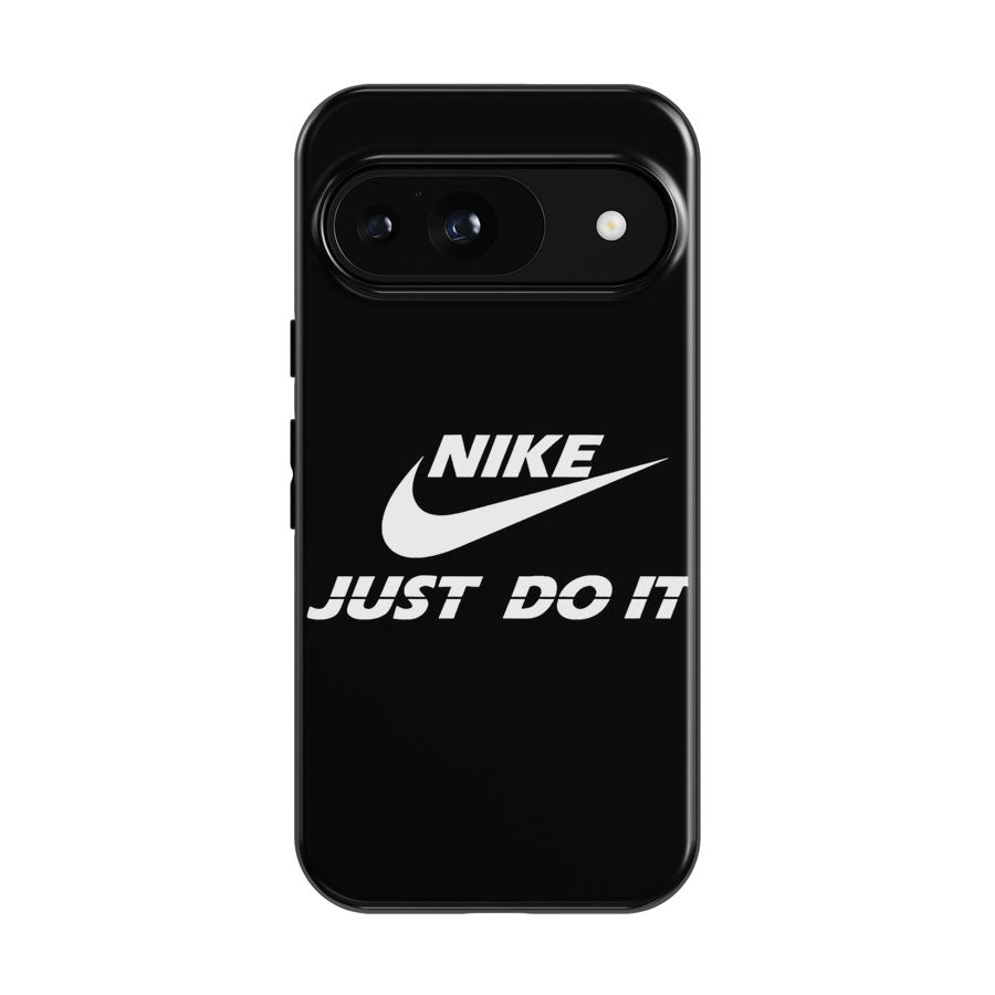 Nike Just Do It Black Google Pixel 9 | 10 Pro Case
