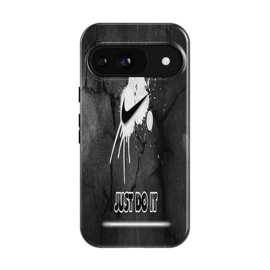 Nike Just Do It White Splat Logo Google Pixel 9 | 10 Pro Case