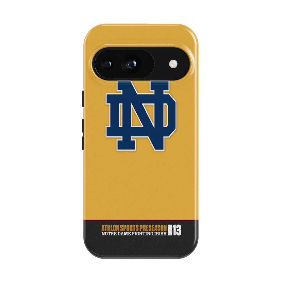 Notre Dame Fighting Irish Athlon Sports Yellow Google Pixel 9 | 10 Pro Case