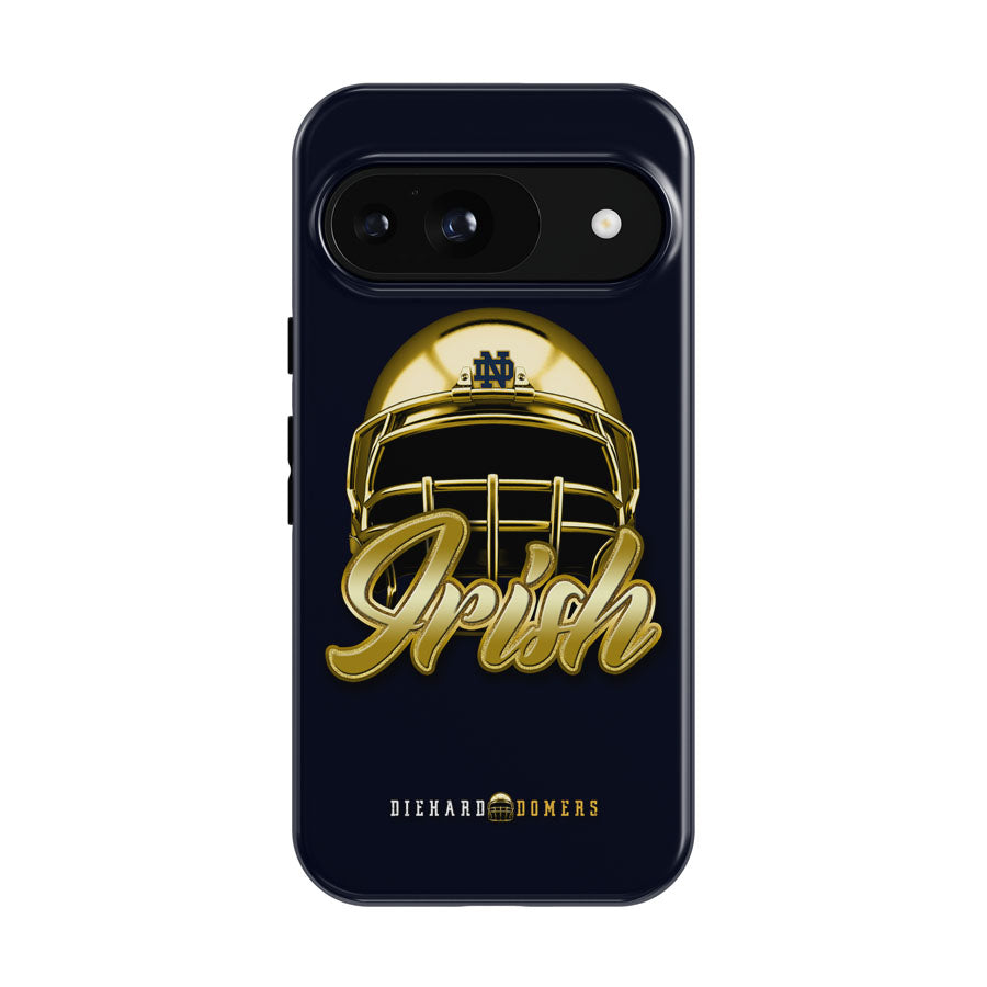 Notre Dame Fighting Irish Diehard Domers Golden Helmet Art Google Pixel 9 | 10 Pro Case