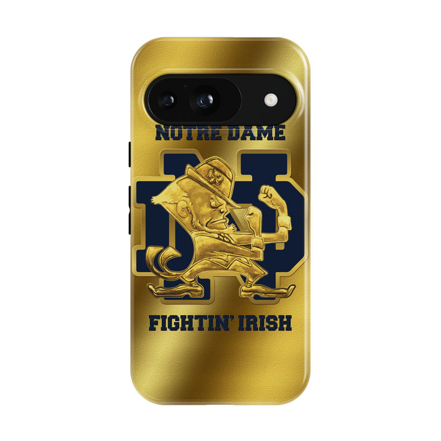 Notre Dame Fighting Irish Gold Google Pixel 9 | 10 Pro Case