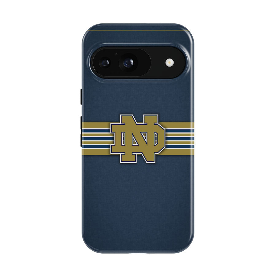 Notre Dame Fighting Irish Vintage Stripe Google Pixel 9 | 10 Pro Case
