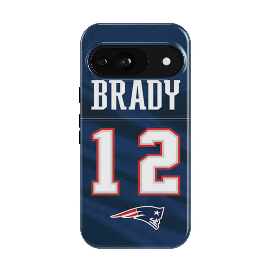 Ny Patriots Tom Brady Jersey Google Pixel 9 | 10 Pro Case