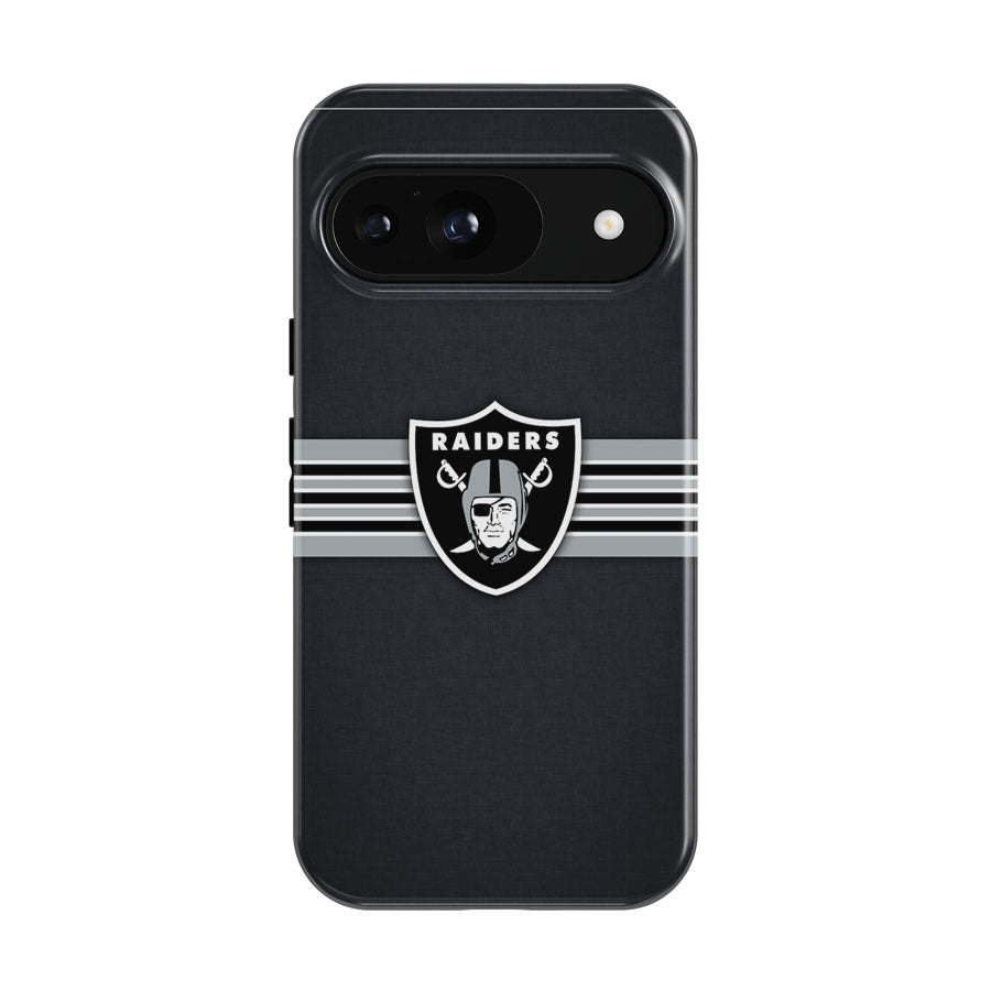 Oakland Raiders Vintage Stripe Google Pixel 9 | 10 Pro Case