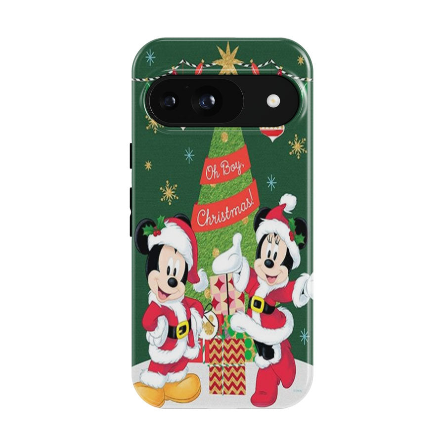 Oh Boy Christmas Mickey And Minnie Google Pixel 9 | 10 Pro Case