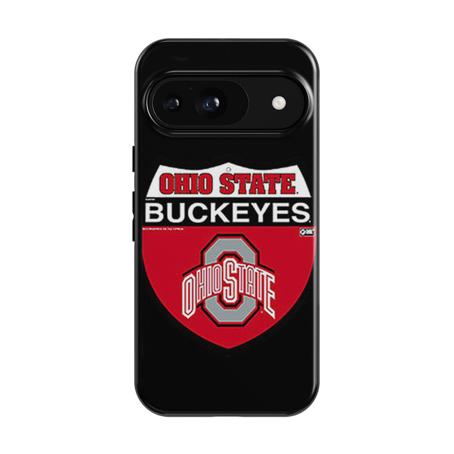 Ohio State Buckeyes Logo Black Google Pixel 9 | 10 Pro Case