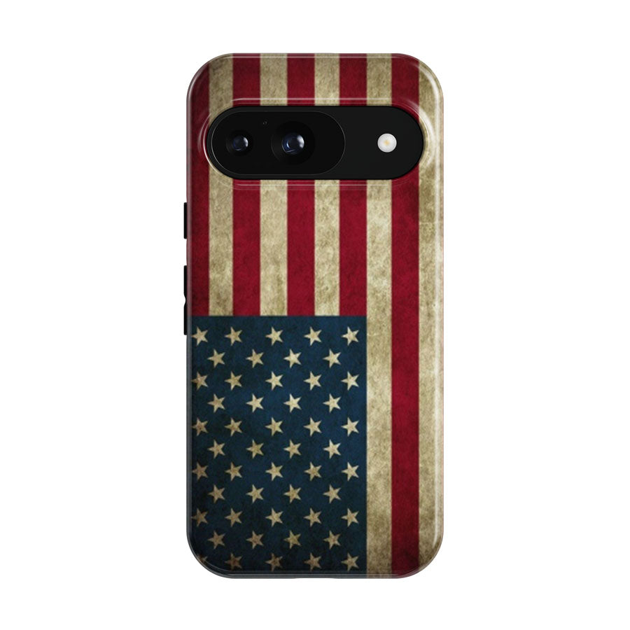 Old American Flag Google Pixel 9 | 10 Pro Case