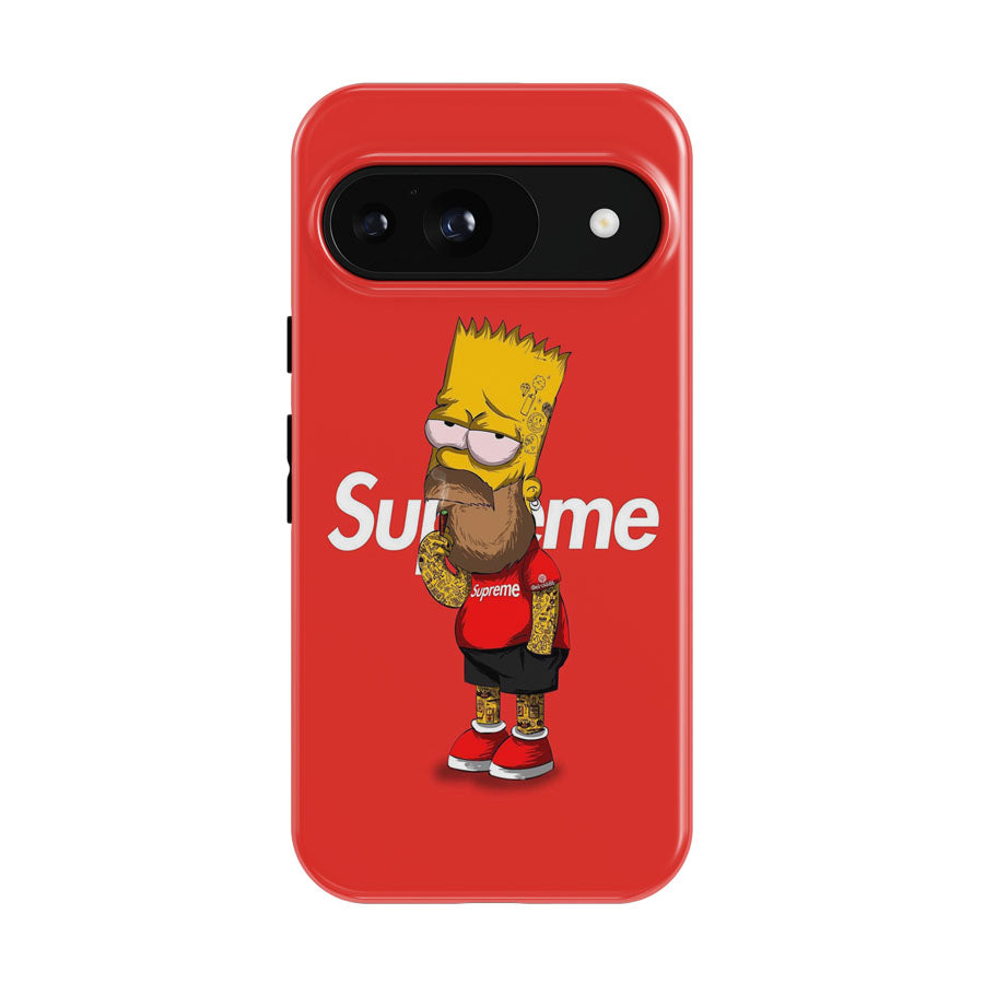 Old Drunk Hypebeast Bart Simpson Google Pixel 9 | 10 Pro Case