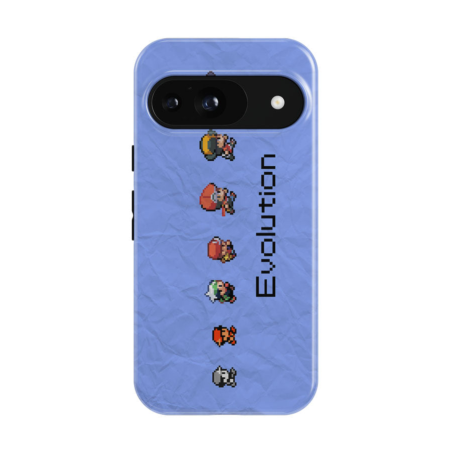 Paper Pokemon Evolution Google Pixel 9 | 10 Pro Case