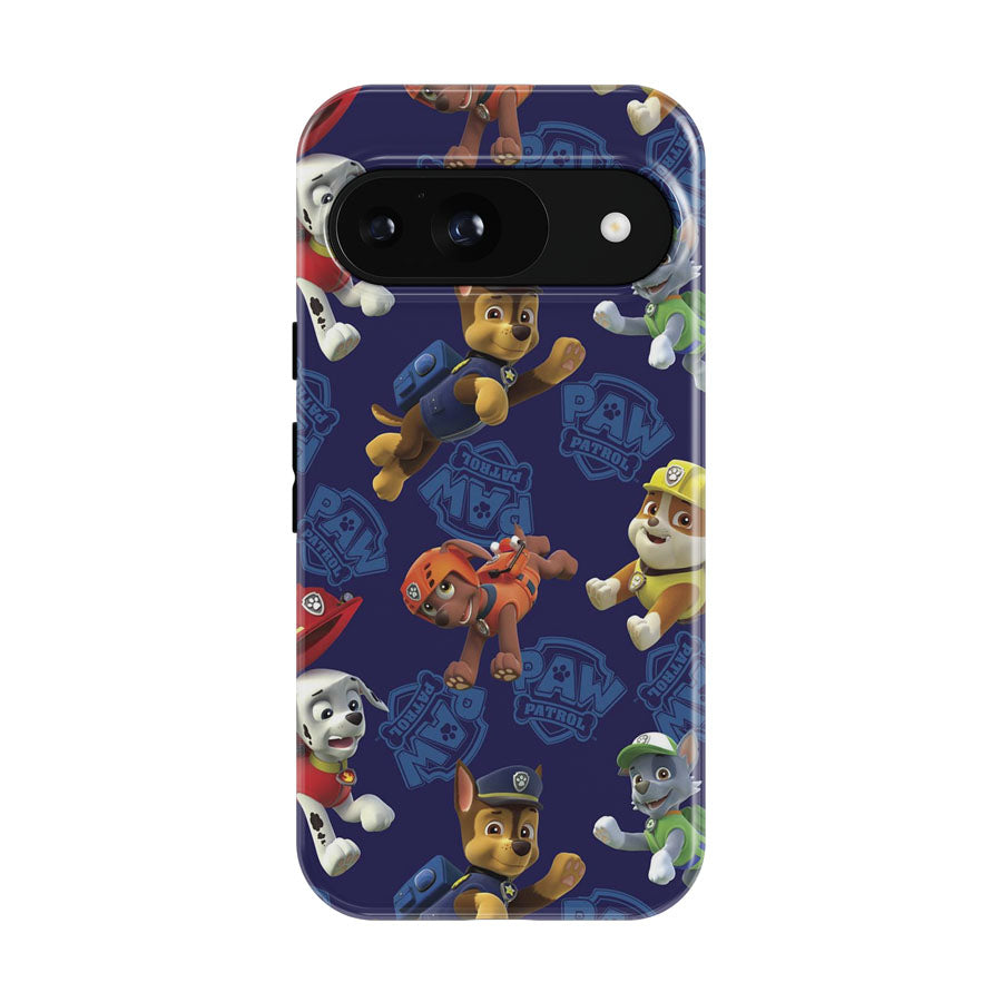 Paw Patrol Dogs Pattern Characters Google Pixel 9 | 10 Pro Case