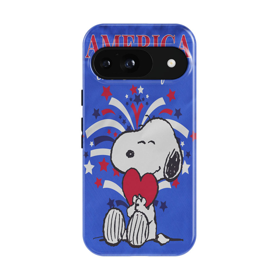 Peanuts America The Beautiful Snoopy Google Pixel 9 | 10 Pro Case