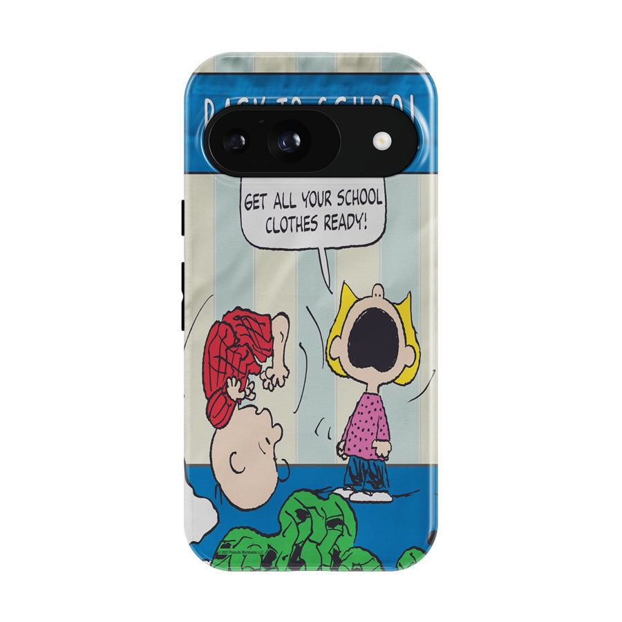 Peanuts Back To School Charlie Brown Google Pixel 9 | 10 Pro Case