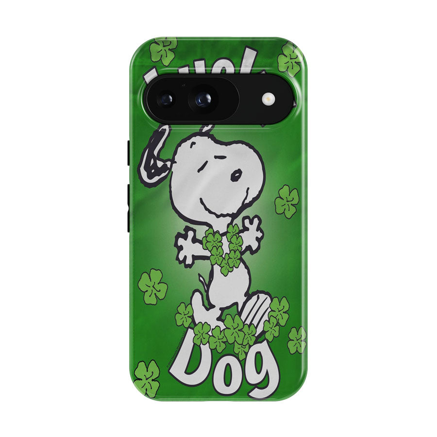 Peanuts Clover Dancing Snoopy Google Pixel 9 | 10 Pro Case