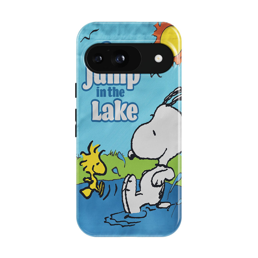 Peanuts Go Jump In The Lake Snoopy Google Pixel 9 | 10 Pro Case