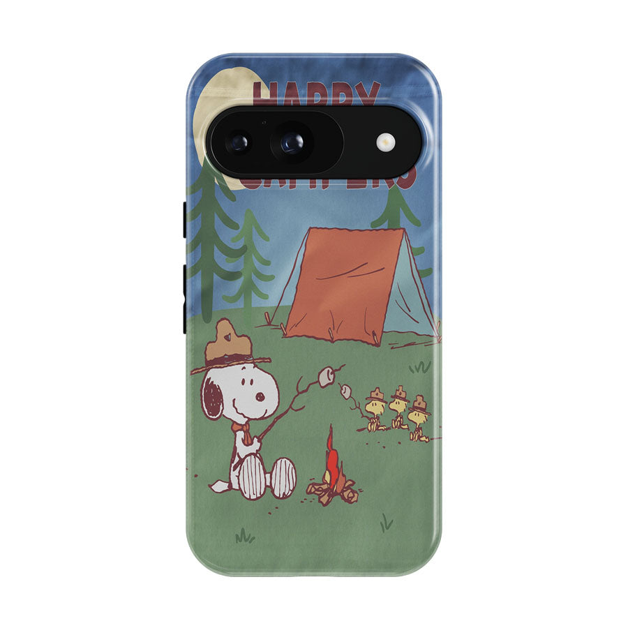 Peanuts Happy Camper S'Mores Google Pixel 9 | 10 Pro Case