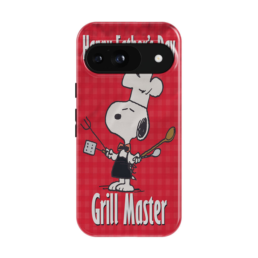 Peanuts Happy Father'S Day Grill Master Google Pixel 9 | 10 Pro Case