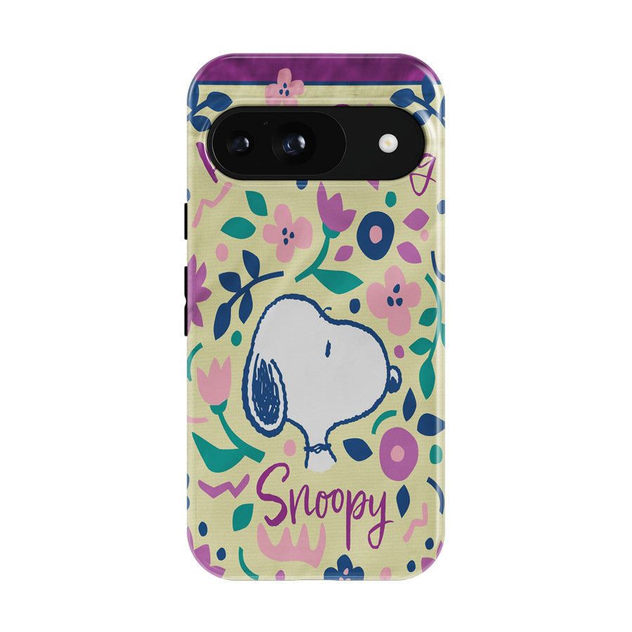Peanuts Happy Spring Snoopy Google Pixel 9 | 10 Pro Case