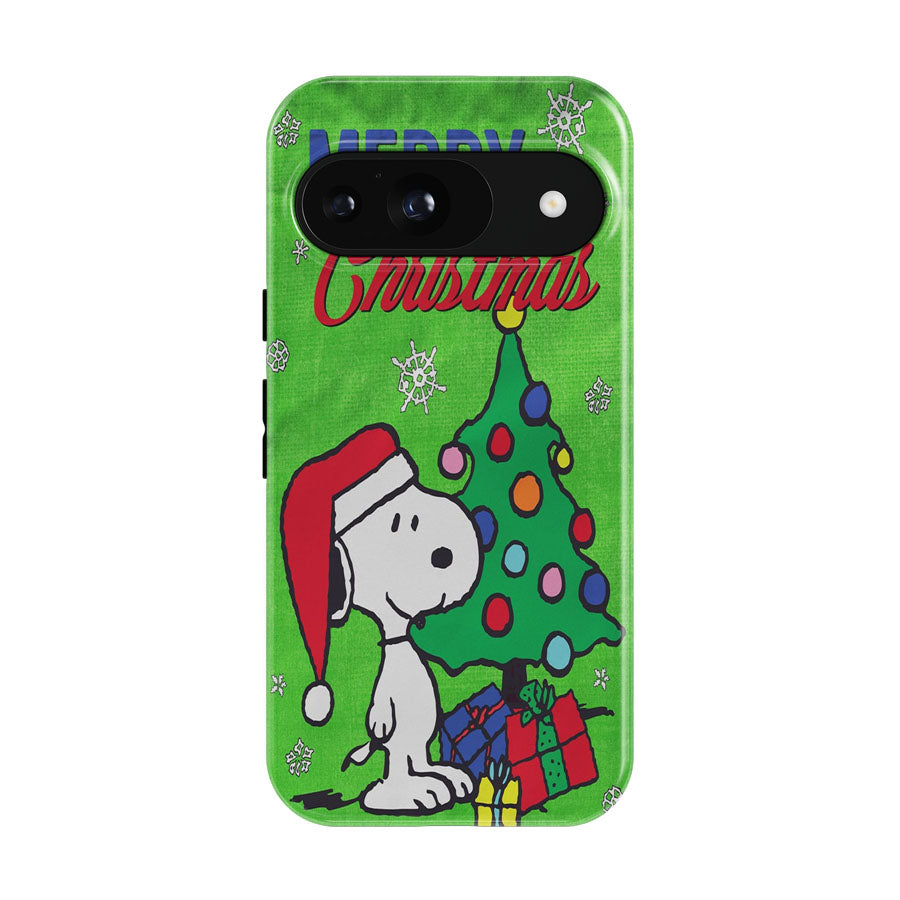 Peanuts Merry Christmas Snoopy Google Pixel 9 | 10 Pro Case