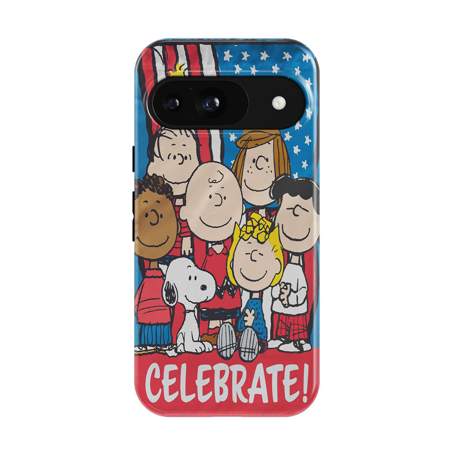 Peanuts Patriotic Celebrate Google Pixel 9 | 10 Pro Case
