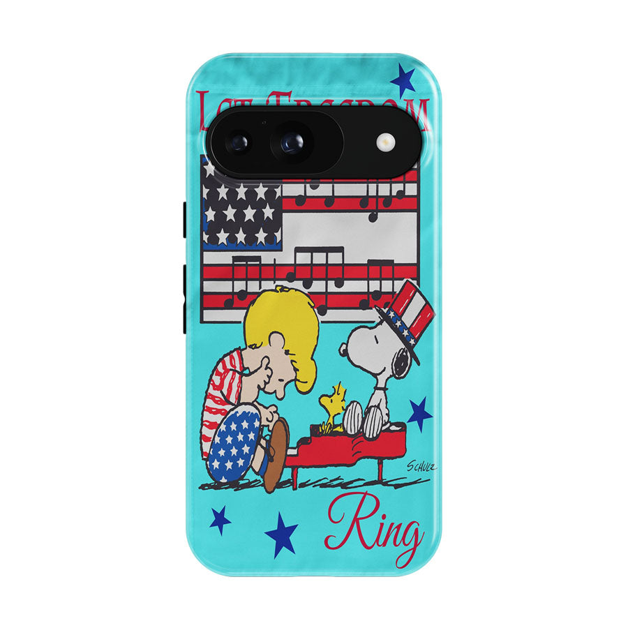 Peanuts Peanuts Let Freedom Ring Google Pixel 9 | 10 Pro Case