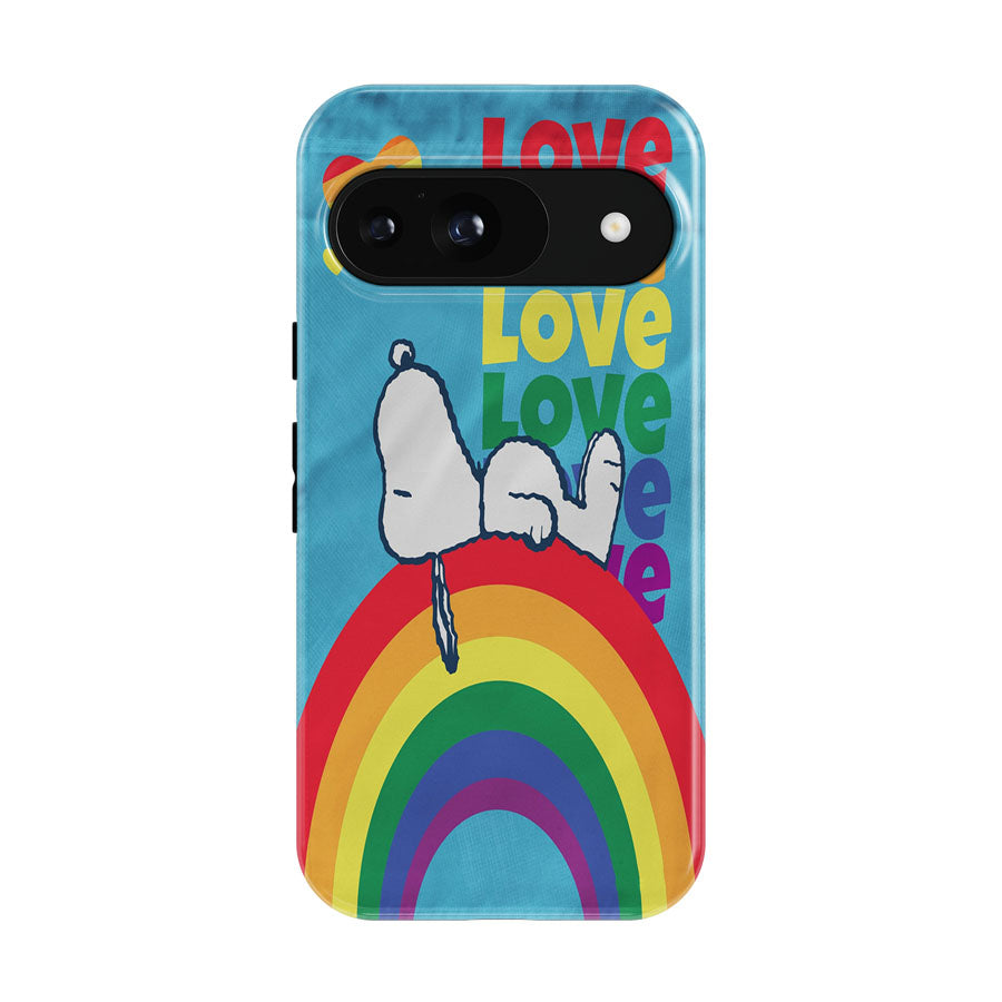 Peanuts Rainbow Pride Snoopy Google Pixel 9 | 10 Pro Case