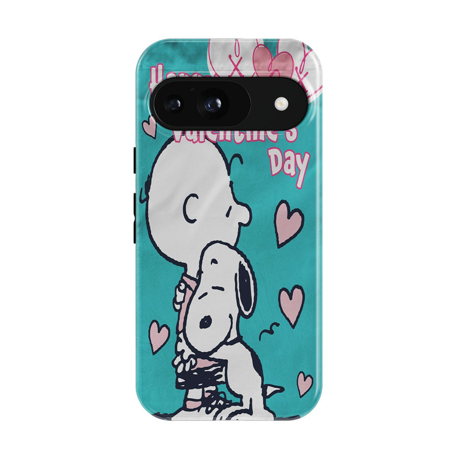 Peanuts Snoopy Charlie Brown Valentines Google Pixel 9 | 10 Pro Case