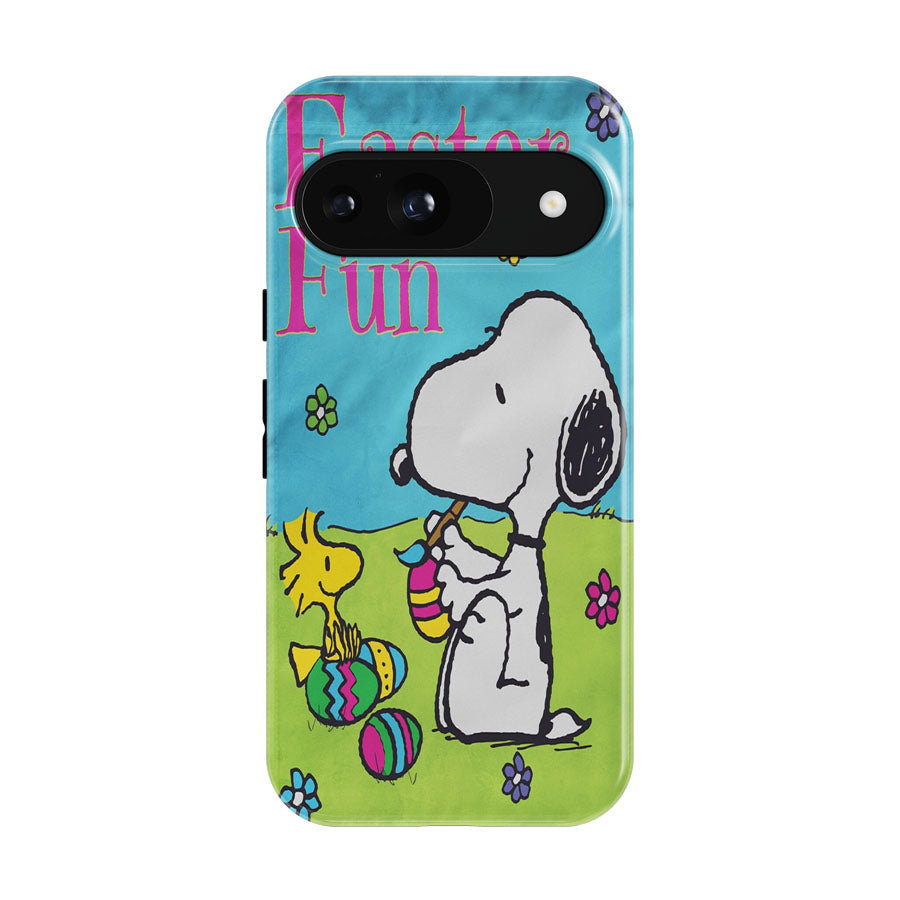 Peanuts Snoopy Easter Eggs Google Pixel 9 | 10 Pro Case