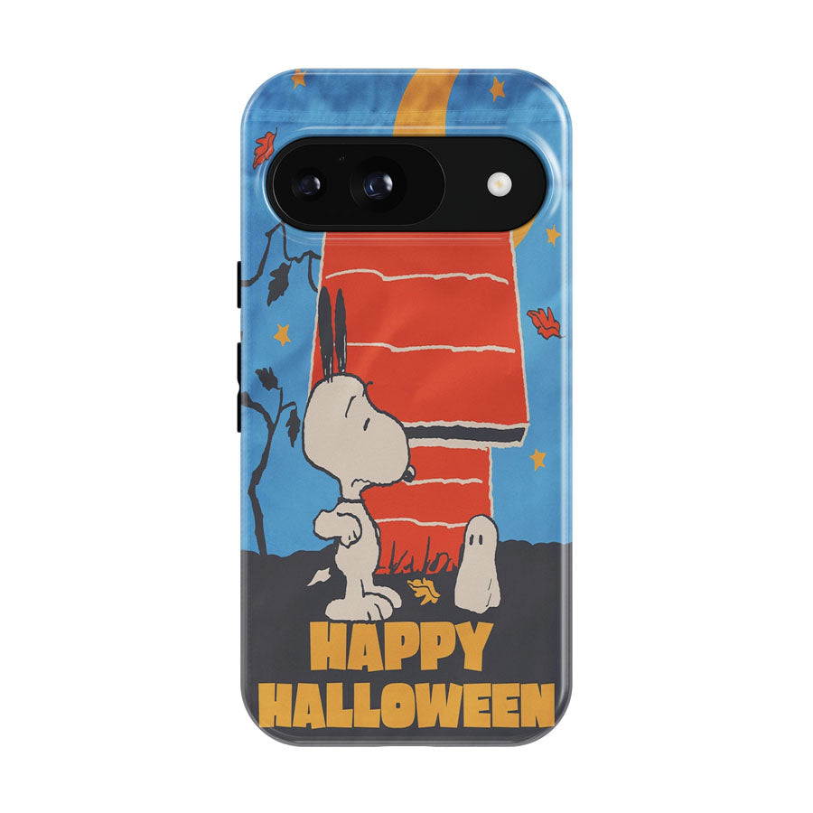 Peanuts Snoopy Ghost Happy Halloween Google Pixel 9 | 10 Pro Case
