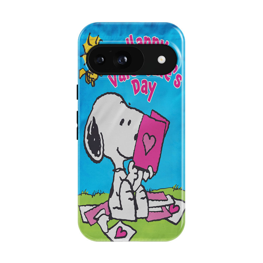 Peanuts Snoopy Happy Valentines Day Google Pixel 9 | 10 Pro Case