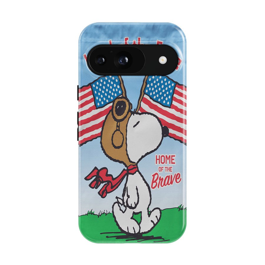 Peanuts Snoopy Land Of The Free Google Pixel 9 | 10 Pro Case