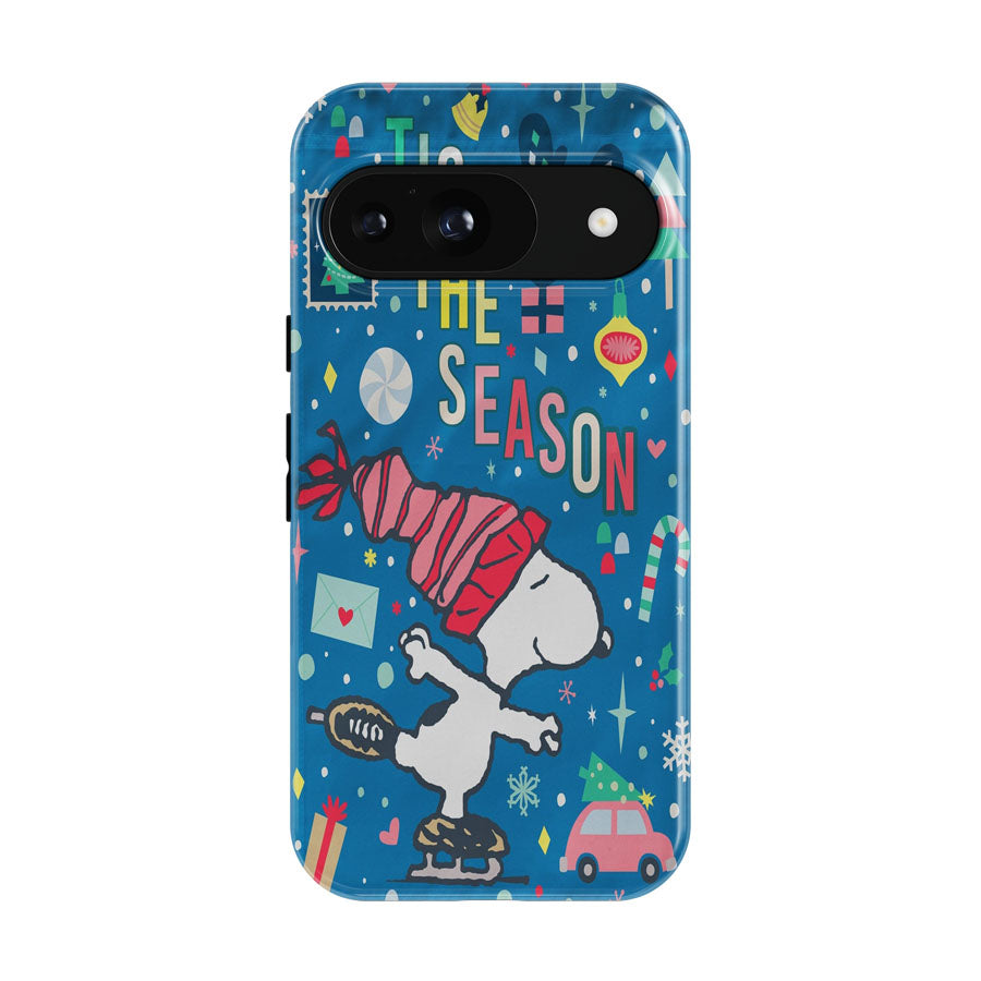 Peanuts Snoopy Winter Christmas Google Pixel 9 | 10 Pro Case