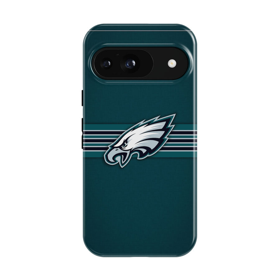 Philadelphia Eagles Vintage Stripe Google Pixel 9 | 10 Pro Case