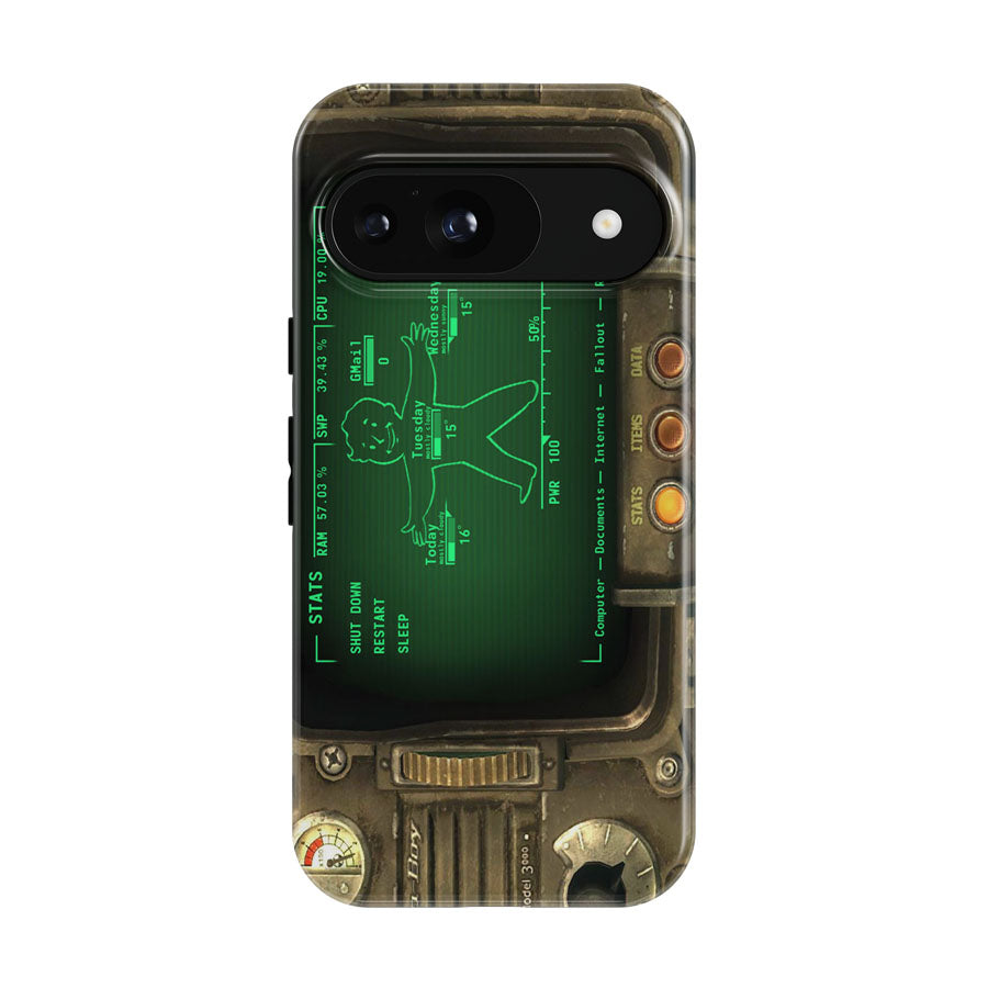 Pipboy 3000 Fallout Game Google Pixel 9 | 10 Pro Case