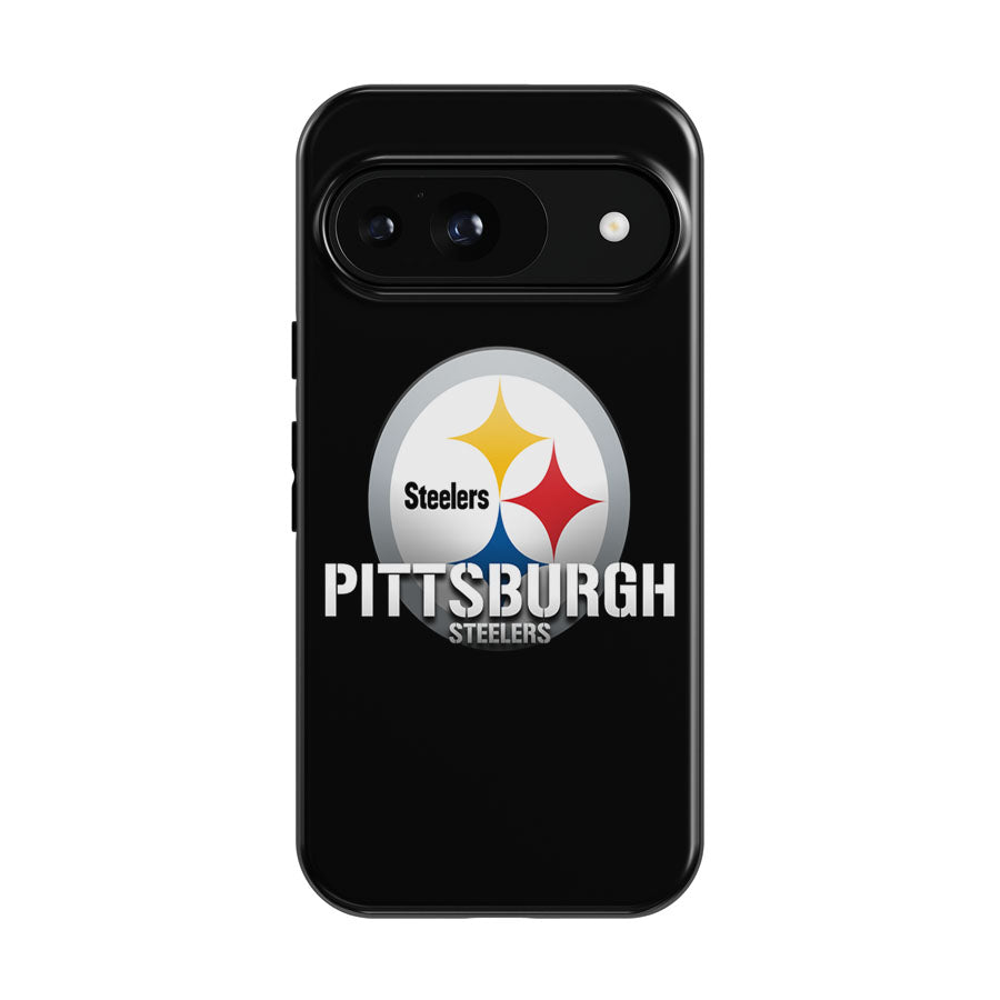 Pittsburgh Steelers Logo Black Google Pixel 9 | 10 Pro Case