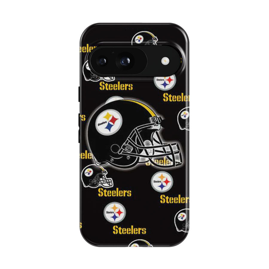 Pittsburgh Steelers Logos Helmets Google Pixel 9 | 10 Pro Case