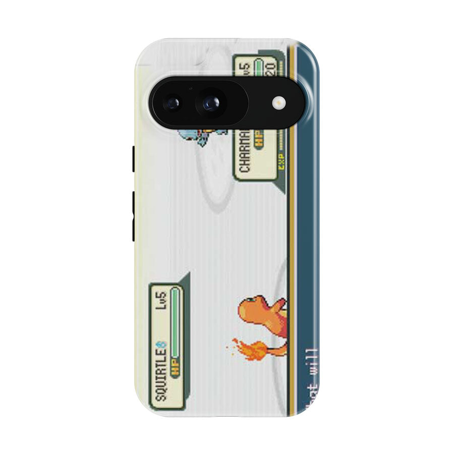 Pokemon Charmander Squirtle Battle Google Pixel 9 | 10 Pro Case