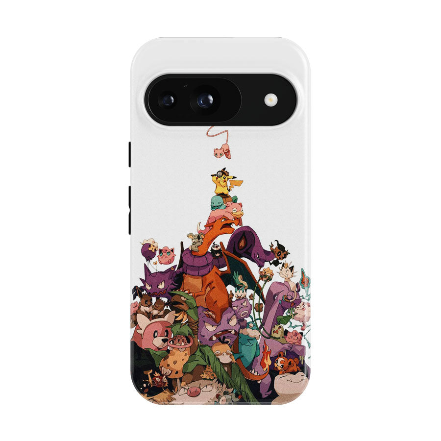 Pokemon Doodle All Characters And Elements Google Pixel 9 | 10 Pro Case