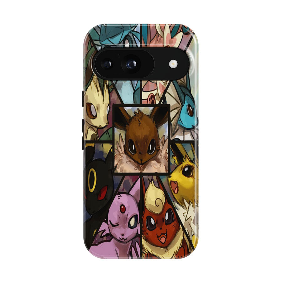 Pokemon Eevee Collage Google Pixel 9 | 10 Pro Case