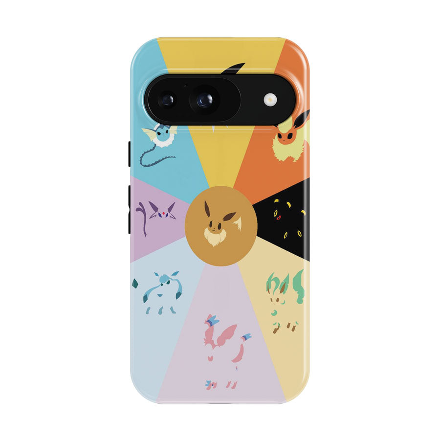 Pokemon Eevee Collage Evolutions Google Pixel 9 | 10 Pro Case
