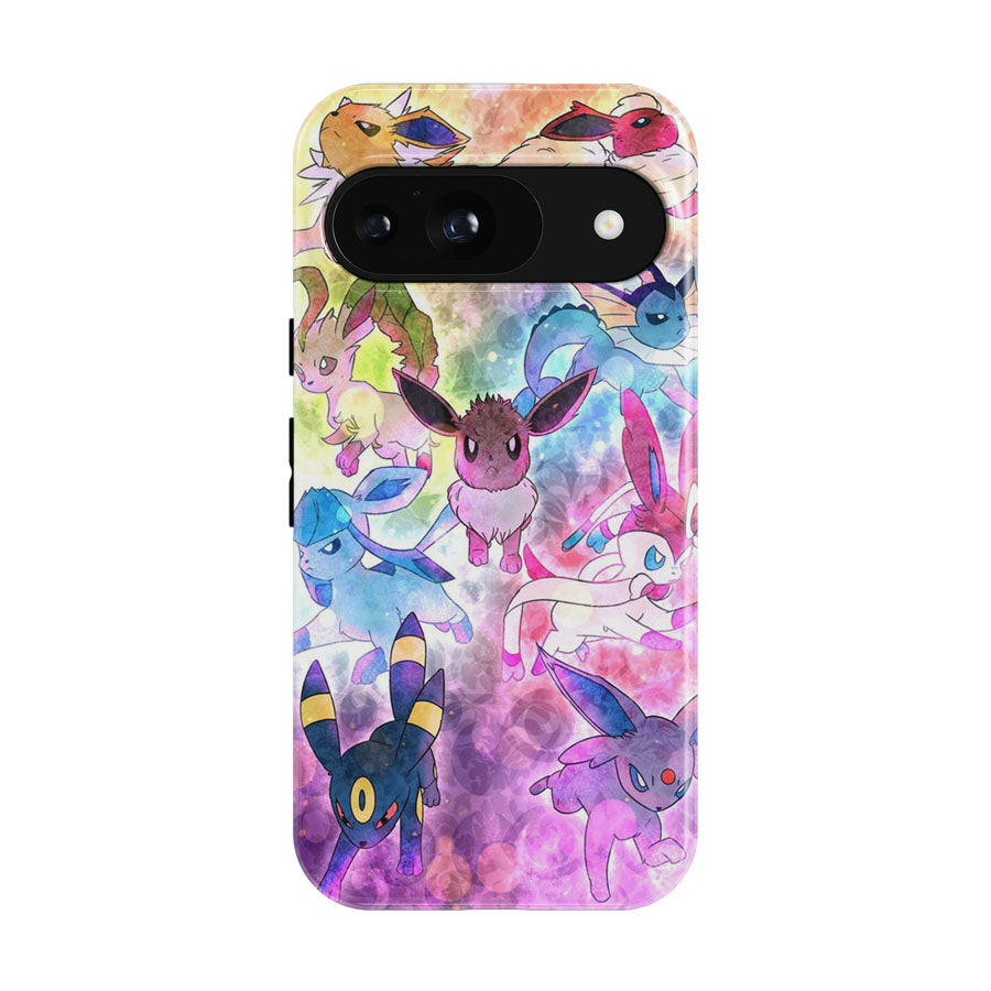 Pokemon Eevee Collections Illustrations Google Pixel 9 | 10 Pro Case