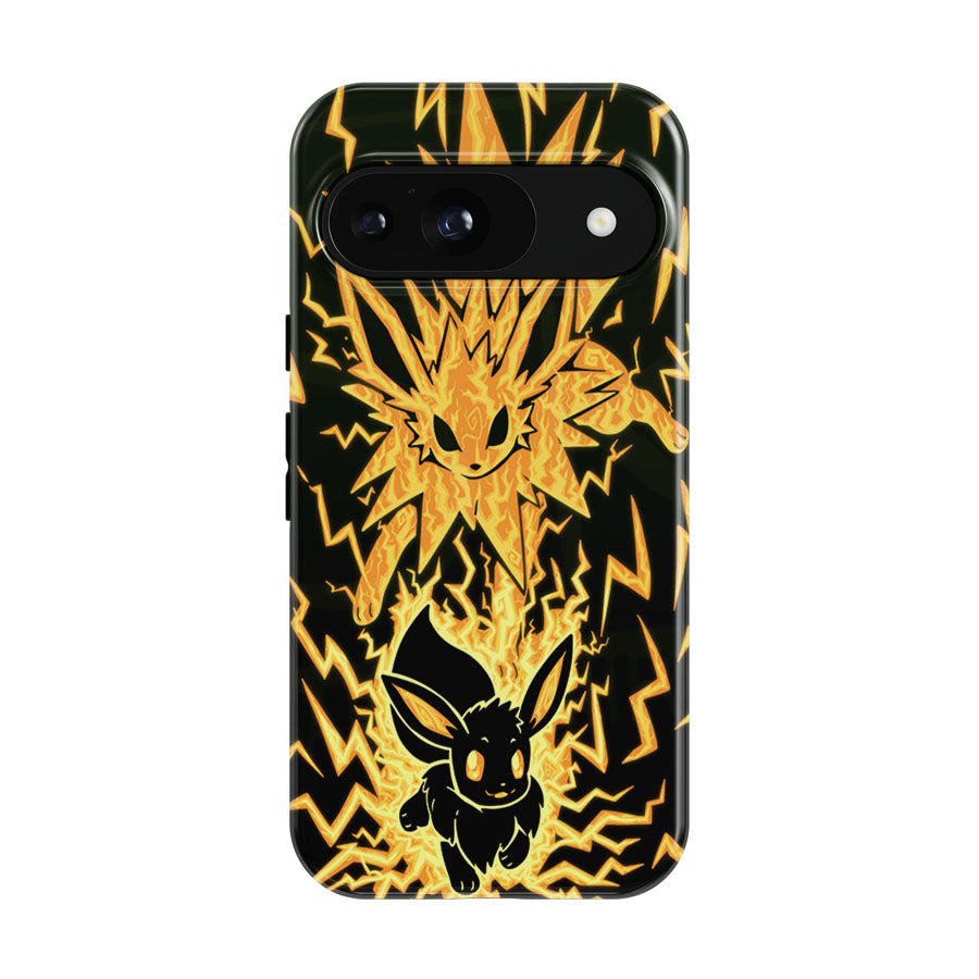 Pokemon Evolution Eevee To Jolteon Google Pixel 9 | 10 Pro Case